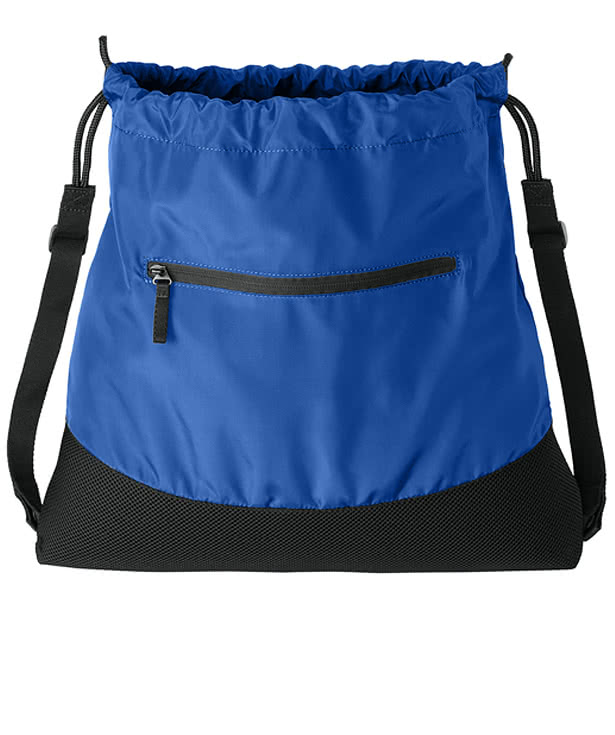 Full Color Port Authority Agility Mesh Pocket Drawstring Bag