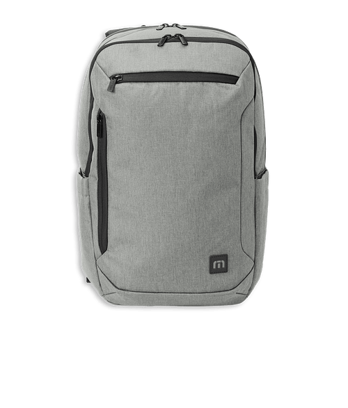 TravisMathew Duration 16" Computer Backpack in Shadow Grey Heather