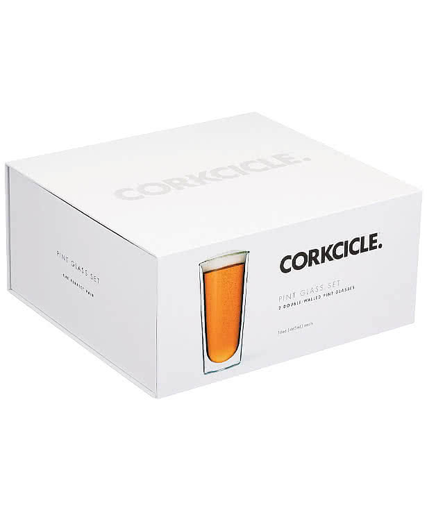 Corkcicle 16 oz. Pint Glass (Set of 2)