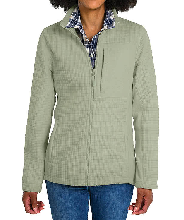Charles River Women's Terrain Textured Fleece Jacket