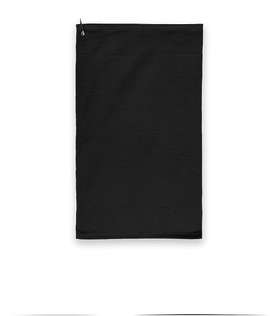 Port Authority Grommeted Microfiber Golf Towel - Color: Black
