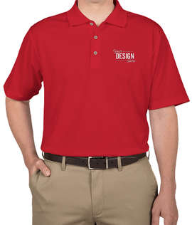 Adidas ClimaLite Performance Polo - Color: Power Red / Black
