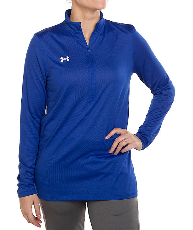Under Armour Women's Team Tech Recycled Half Zip Performance Shirt - Embroidered