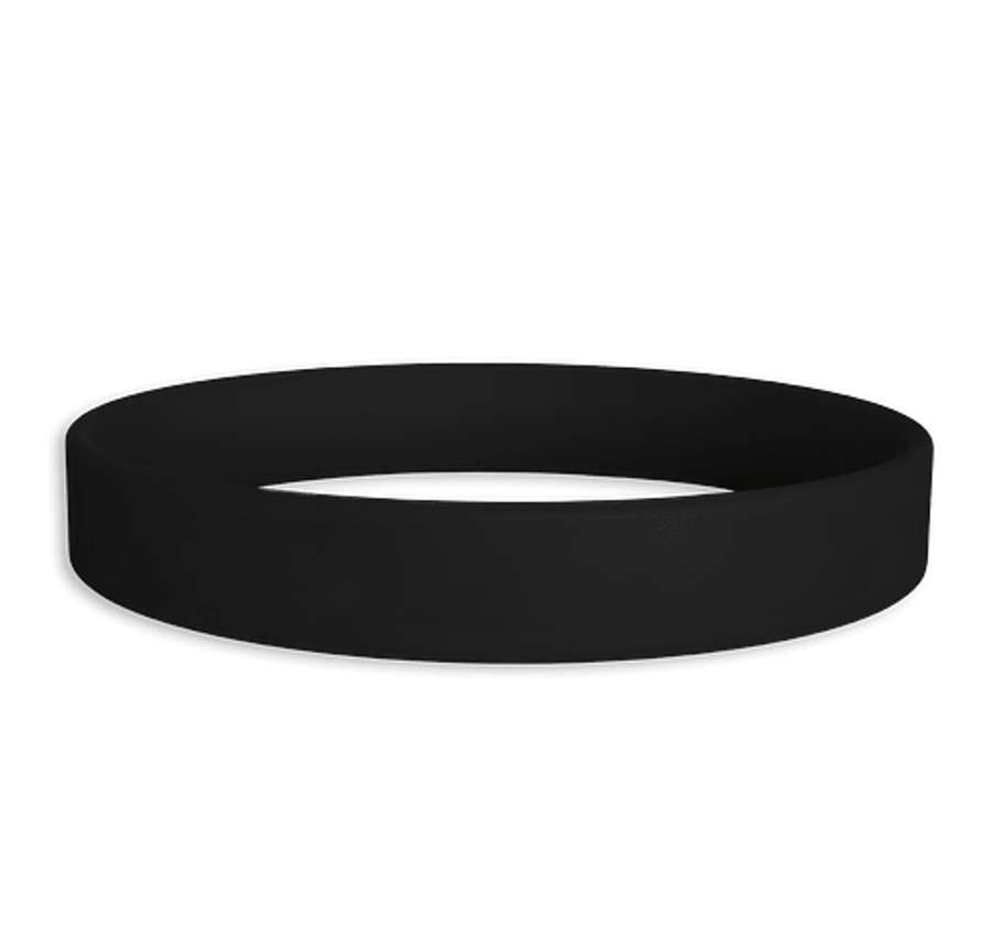 Silicone Wristband in Black