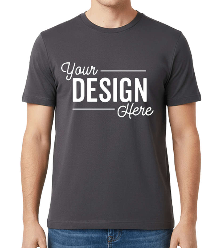 Live & Tell by LAT Heavyweight Microrib T-shirt in Slate