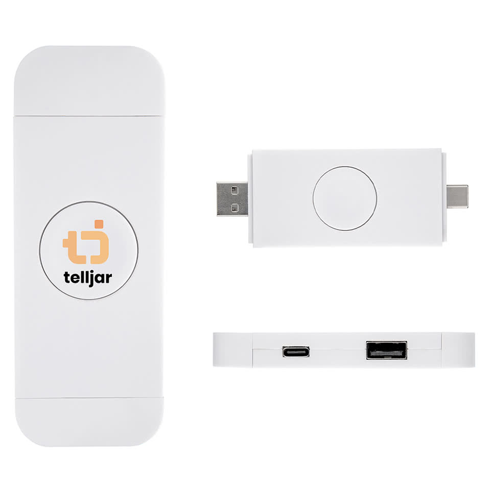 Recycled Spinner Dual Input USB Hub