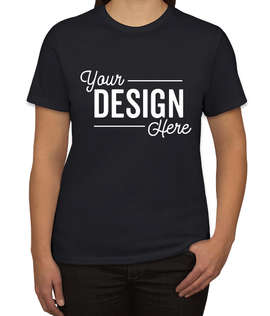 Port & Company Women's Core Cotton T-shirt - Color: Jet Black