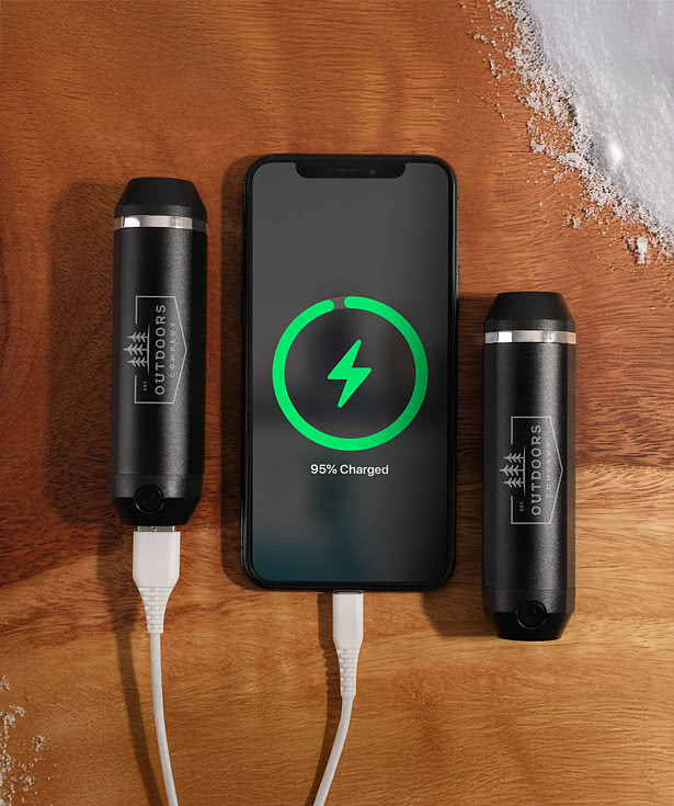 Laser Engraved Toasteez 3-in-1 Light Up Handwarmer Power Bank