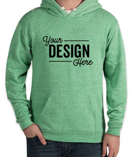 Royal Apparel USA-Made Eco Tri-Blend Pullover Hoodie - Color: Eco Tri Kelly