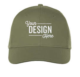 Port Authority Snapback Trucker Hat - Color: Olive Drab Green