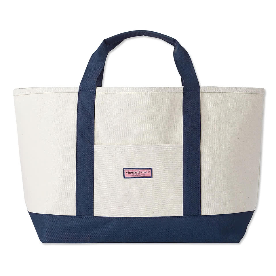Vineyard Vines Captain Large Canvas Tote Bag