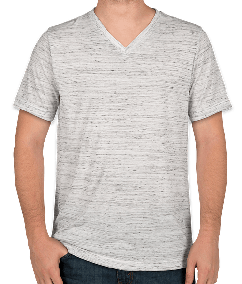 Canvas Melange Blend V-Neck T-shirt 
