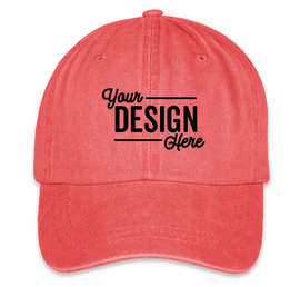 Mega Cap Pigment Dyed Hat - Color: Red
