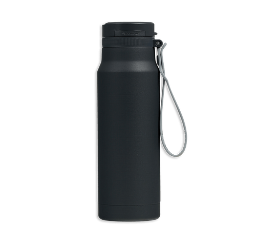 Dometic 34 oz. Insulated Water Bottle with Stainless Steel Straw in Slate