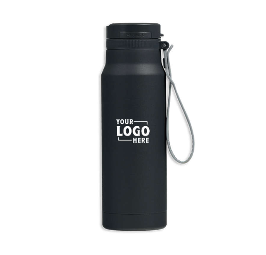 Dometic 34 oz. Insulated Water Bottle with Stainless Steel Straw in Slate