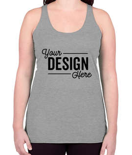 Bella + Canvas Women's Tri-Blend Racerback Tank - Color: Athletic Grey Tri-Blend