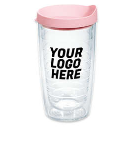 Full Color Tervis 16 oz. Classic Tumbler with Lid - Color: Pink