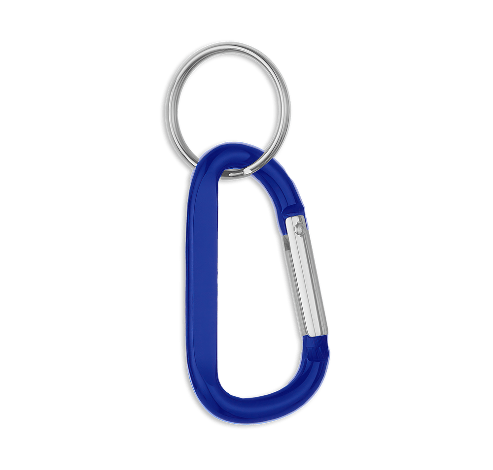 Laser Engraved 6mm Carabiner with Split Ring-default