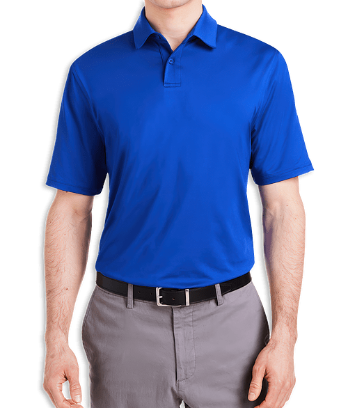 Under Armour Recycled Performance Polo - Printed in Royal/ White