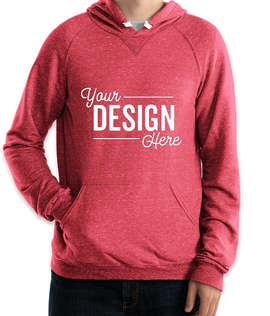 Jerzees Snow Heather French Terry Pullover Hoodie - Color: Red