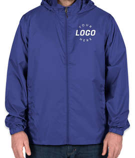 Elevate Darien Packable Lightweight Hooded Full-Zip Windbreaker