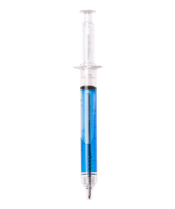 Syringe Ballpoint Pen (black ink)