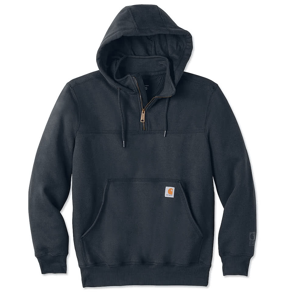 Carhartt black 2025 quarter zip