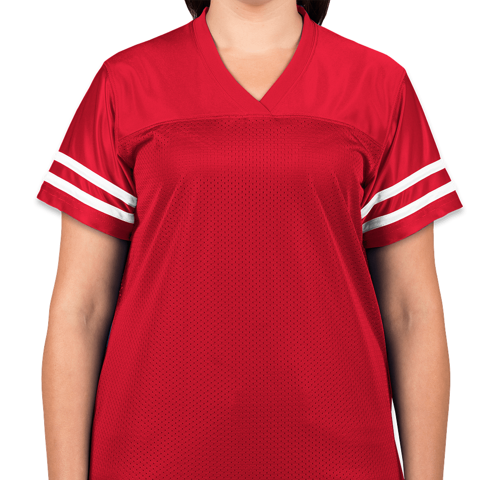 Sport-Tek Women's Replica Football Jersey-default