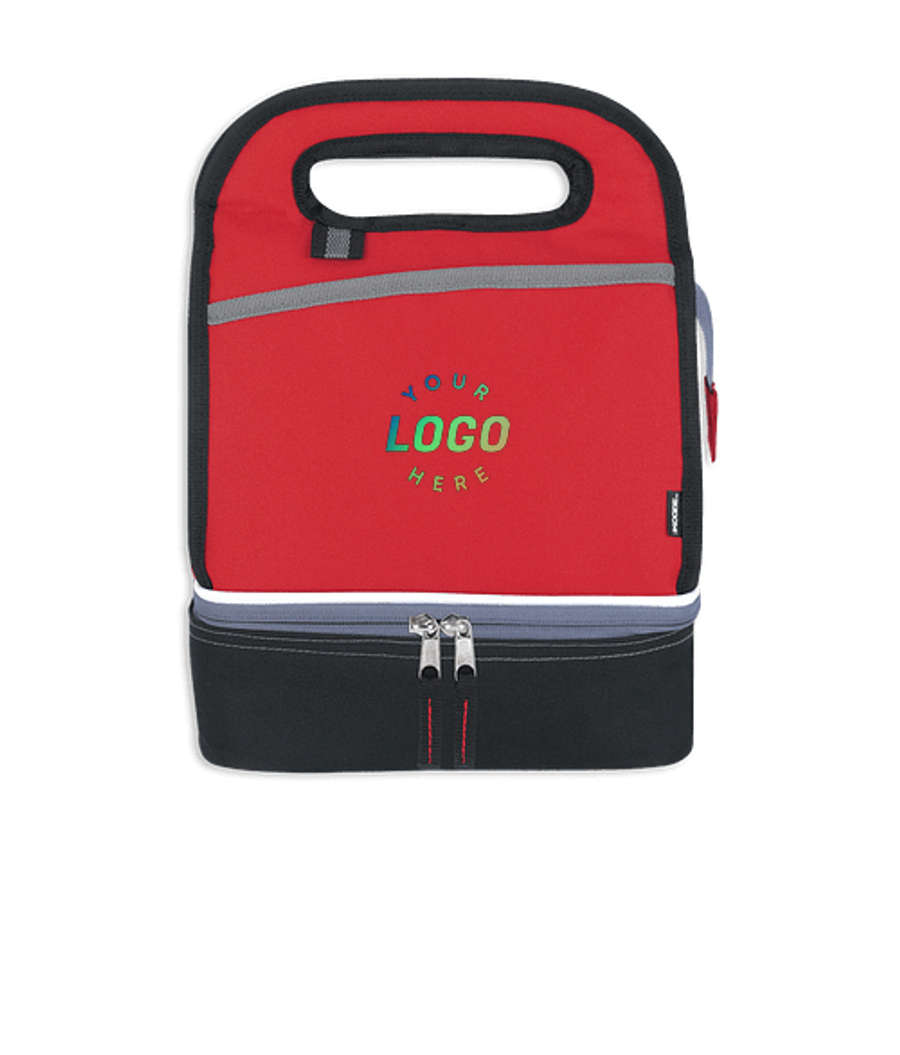 Full Color Koozie® Duplex Lunch Cooler in Red