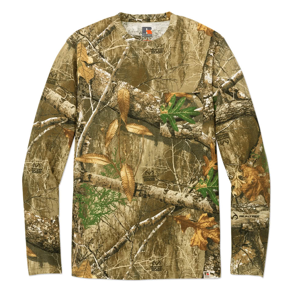 Russell Outdoors Realtree® Cotton Long Sleeve Pocket T-shirt