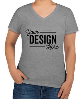 Anvil Women's Jersey V-Neck T-shirt