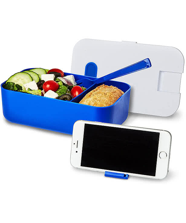 Bento Lunch Box with Removable Phone Stand