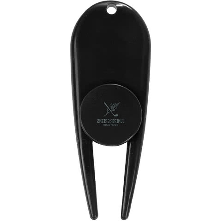 Divot Tool with Ball Marker in Red