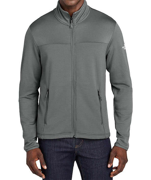 The North Face Aim Recycled Full Zip Fleece Jacket - Embroidered