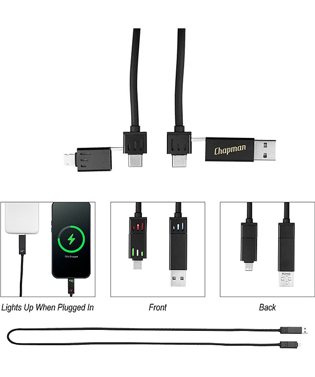 100W Light-Up Quick Charging Cable