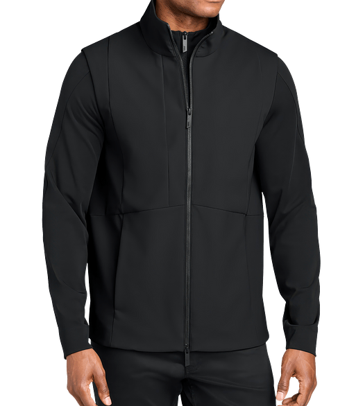 MiiR Nozawa Recycled Waterproof Soft Shell Vest in Pitch Black