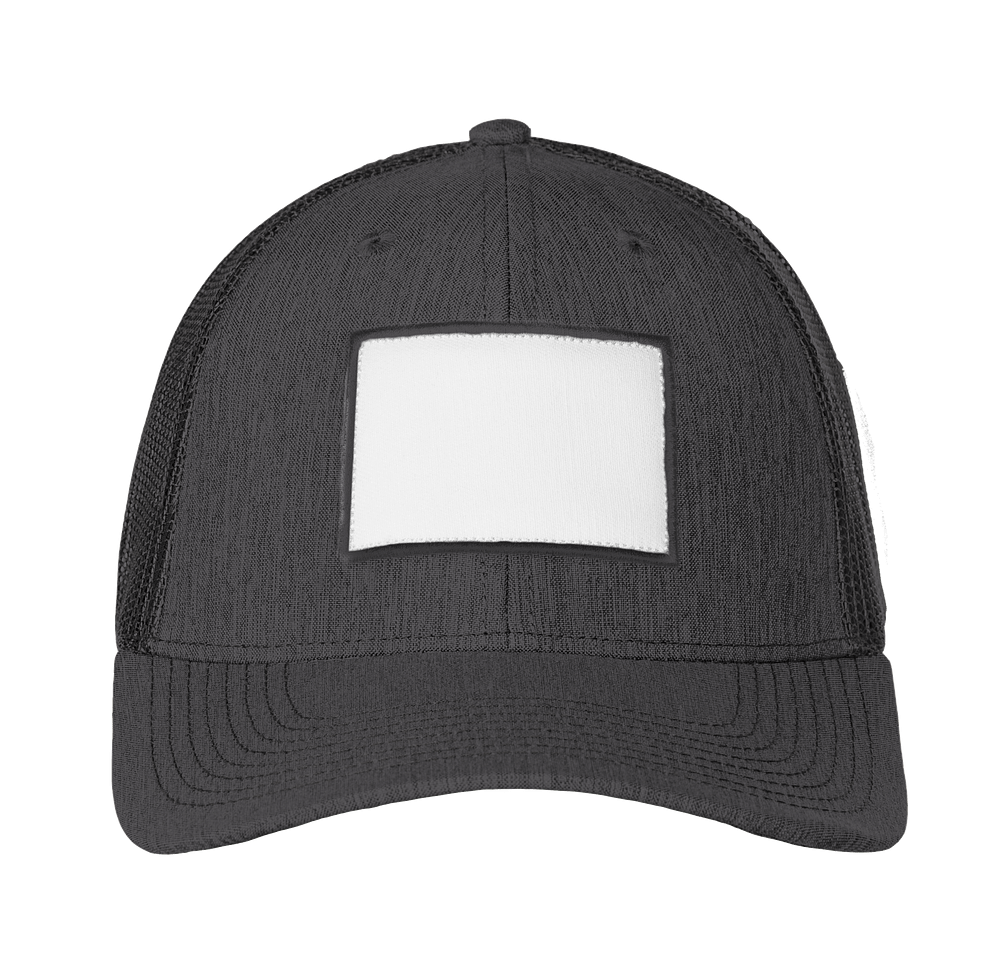 Ahead Brant Snapback Trucker Hat - Rectangle Patch - Printed-default