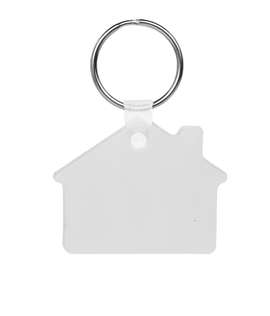 House Shaped Keychain - Color: Clear