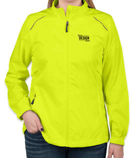 Core 365 Women's Lightweight Full Zip Jacket - Color: Safety Yellow