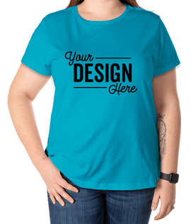 District Women's Perfect Weight T-shirt - Color: Bright Turquoise