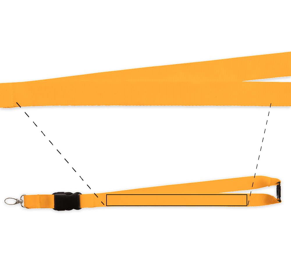 Breakaway Lanyard with Metal Swivel Hook-default