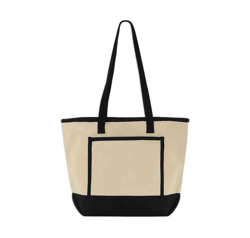 Full Color Tote Me Around Large Cotton Tote Bag-default