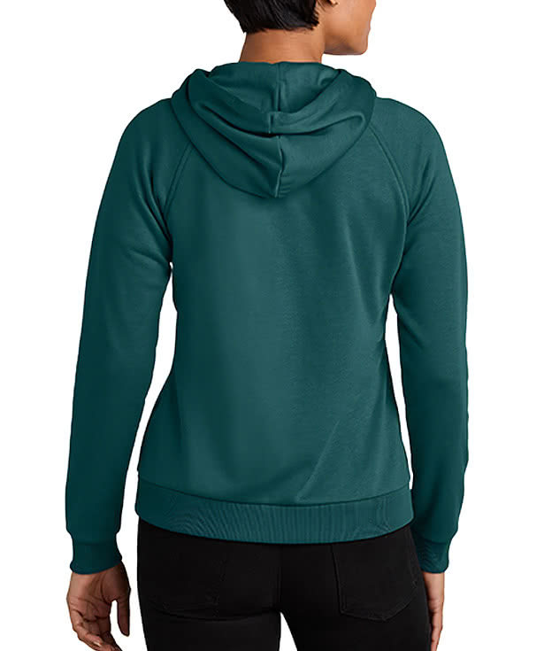 Allmade Women's Organic Jersey Blend Fleece Zip Hoodie