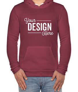 Royal Apparel USA-Made 50/50 Pullover Hoodie - Color: Burgundy