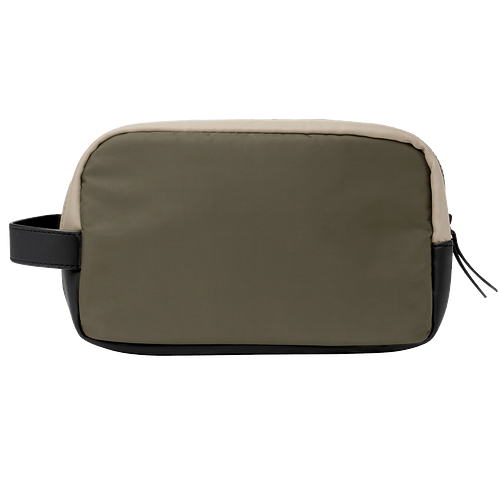 Cerruti 1881 Brick Cosmetic Bag in Khaki