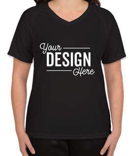 Augusta Women's Attain Raglan Performance Shirt - Color: Black
