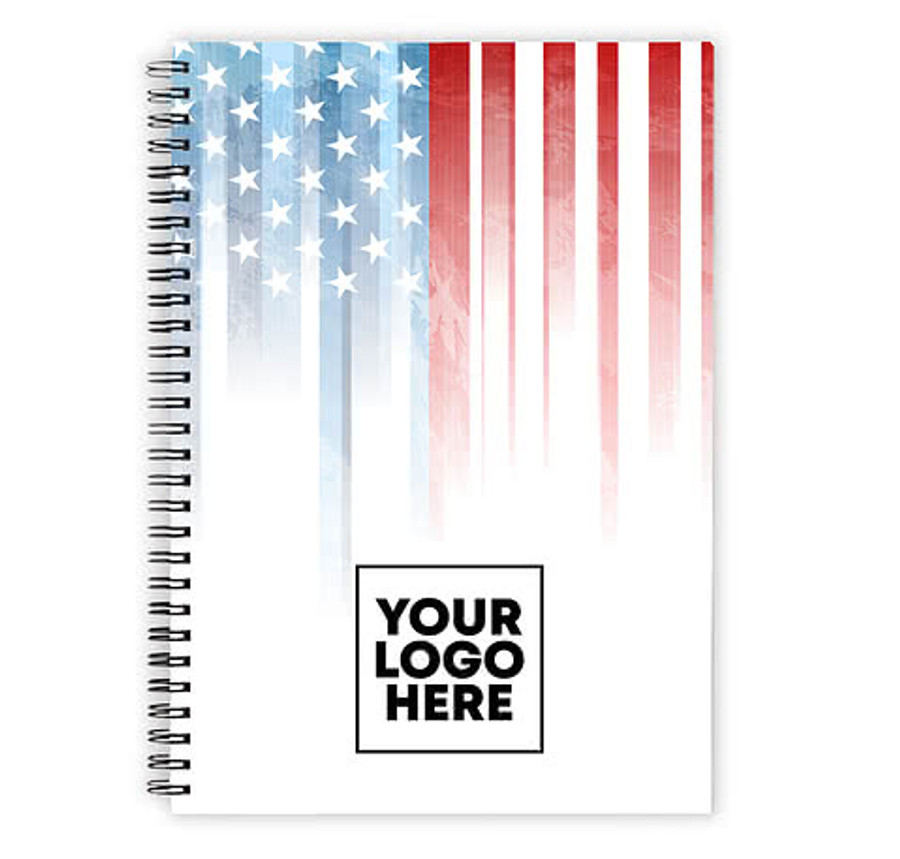 American Flag JournalBooks ® Spiral Notebook in American Flag