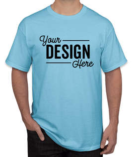 Canada - Gildan 100% Cotton T-shirt - Color: Sky