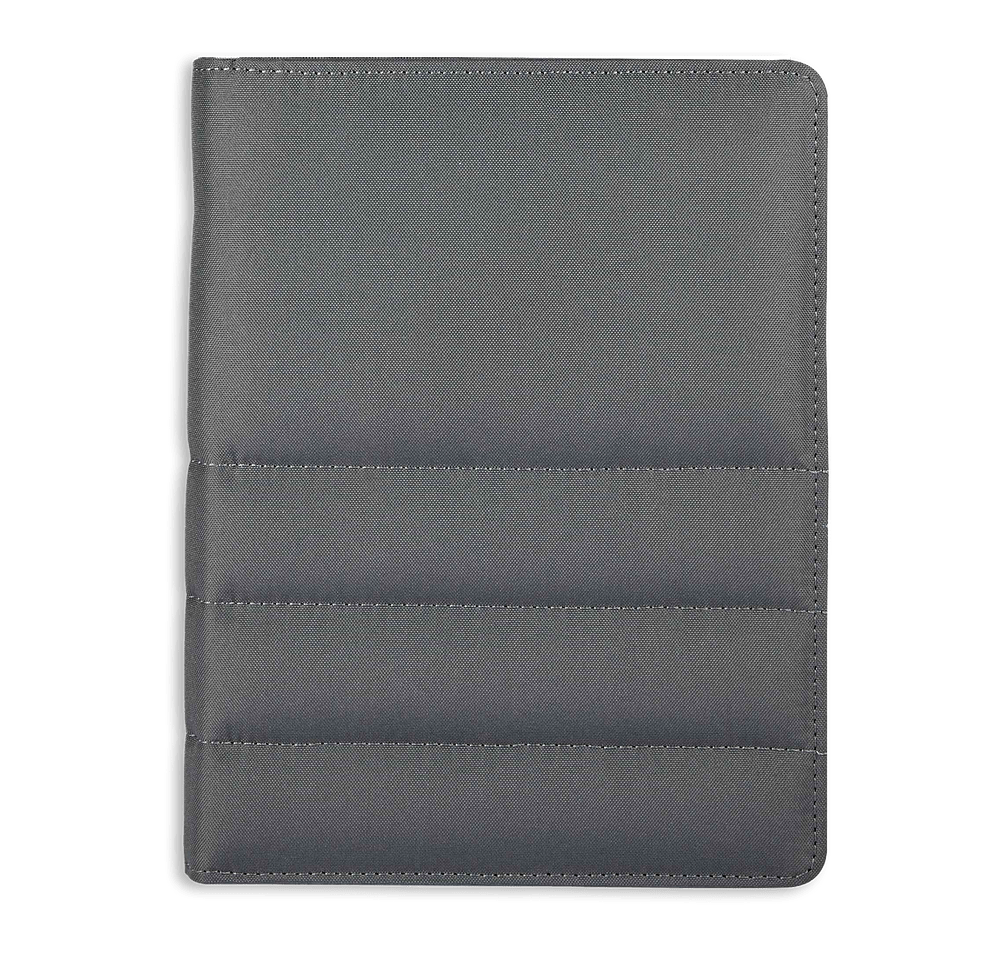 Full Color Puffer Recycled Zippered Padfolio-default