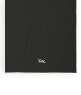 Midweight Embroidered Beach Towel - Color: Black